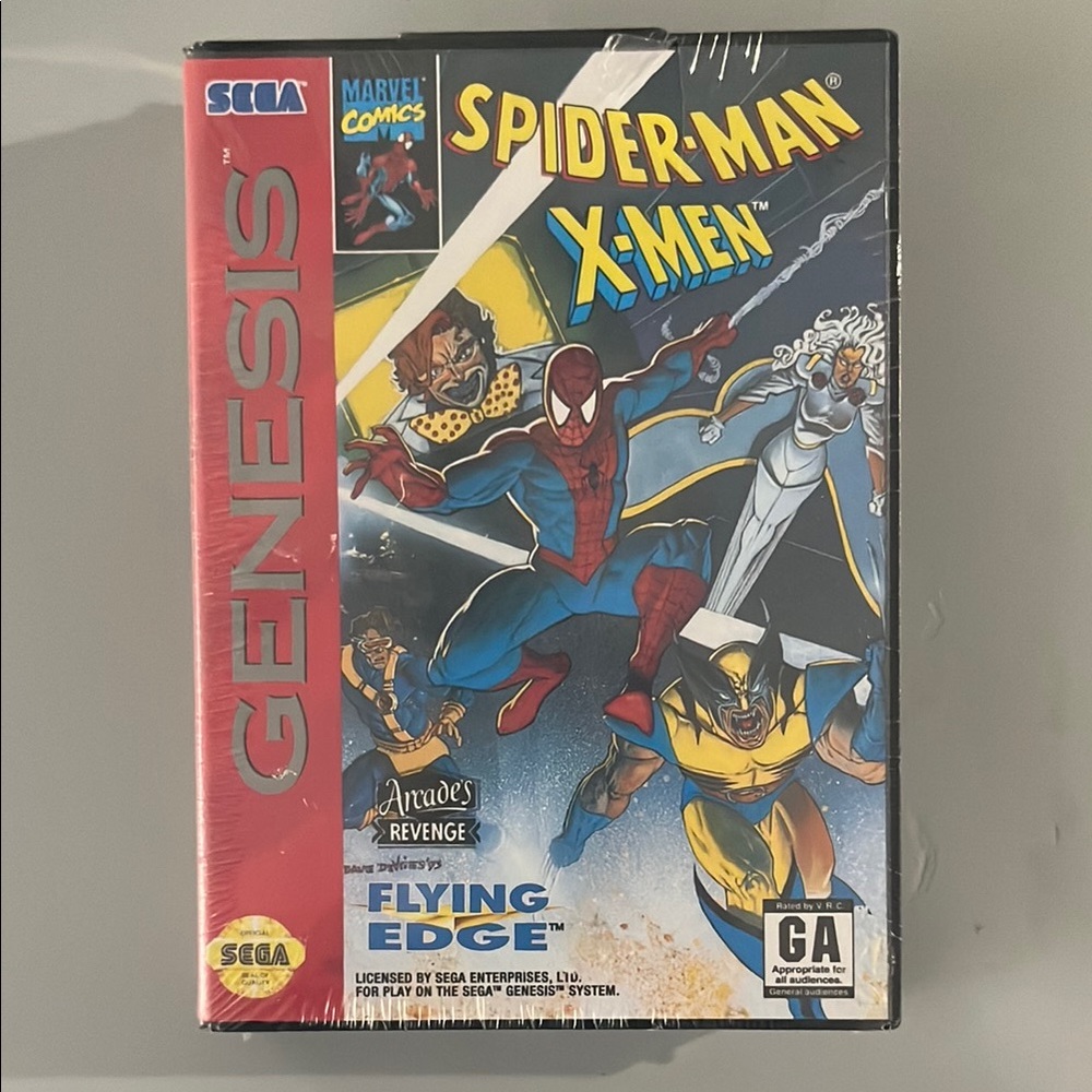 Brand New/Factory Sealed Sega Genesis Spider-Man X-Men Arcade’s Revenge